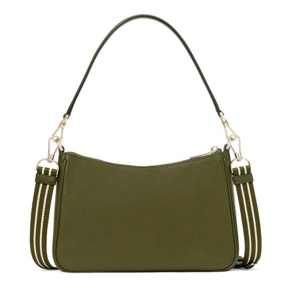 New Kate Spade Rosie Shoulder Bag Pebbled Leather Enchanted Green - Picture 4 of 5